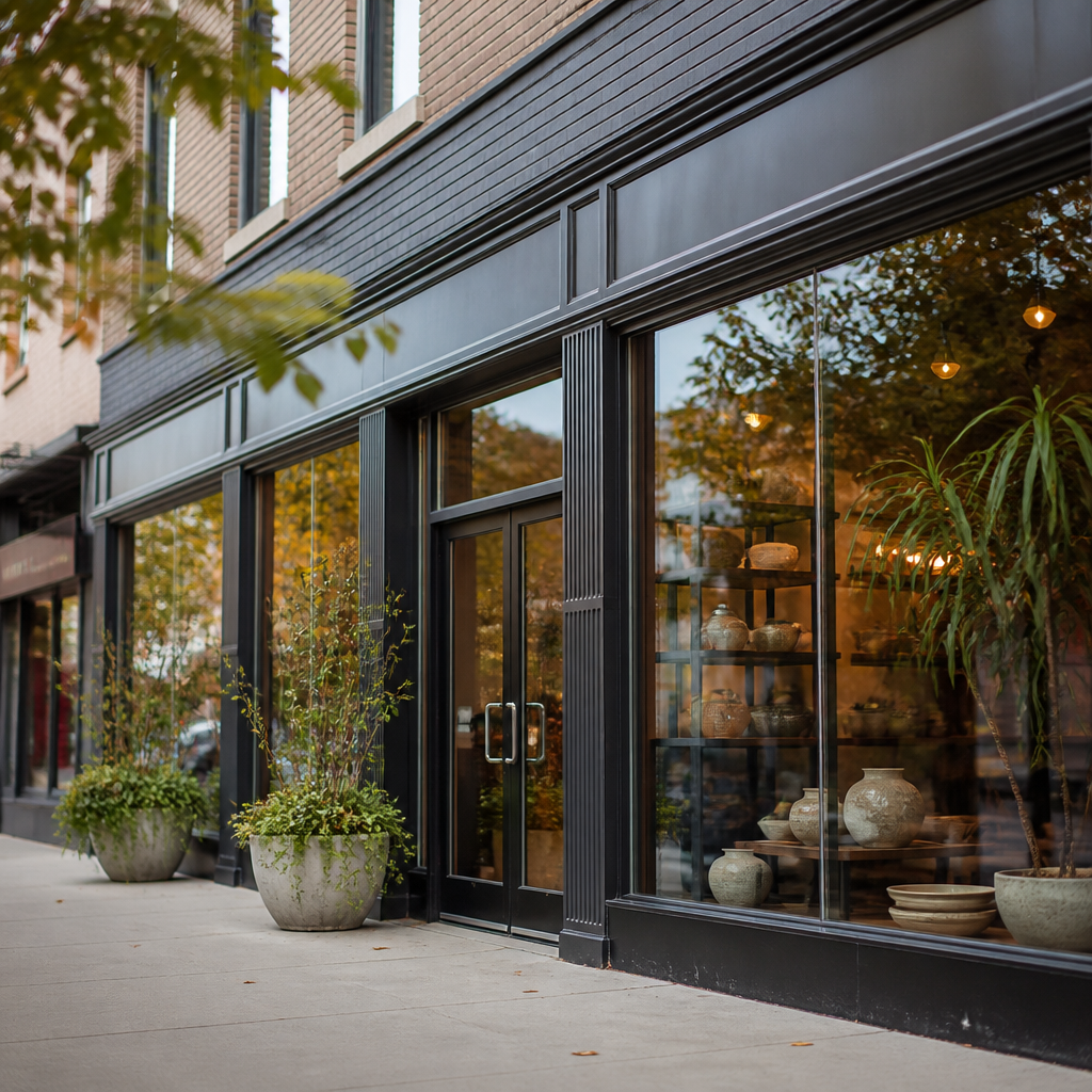 Exterior view of Daawegamig storefront in Ontario